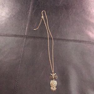 Linked Owl Necklace